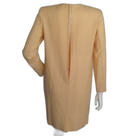 DÉPÈCHE MODE Dress, XL, Creamy Yellow, Chain Hardware, Long sleeves, Back Zipper - Picture 8 of 11